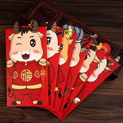 卡通红包印刷